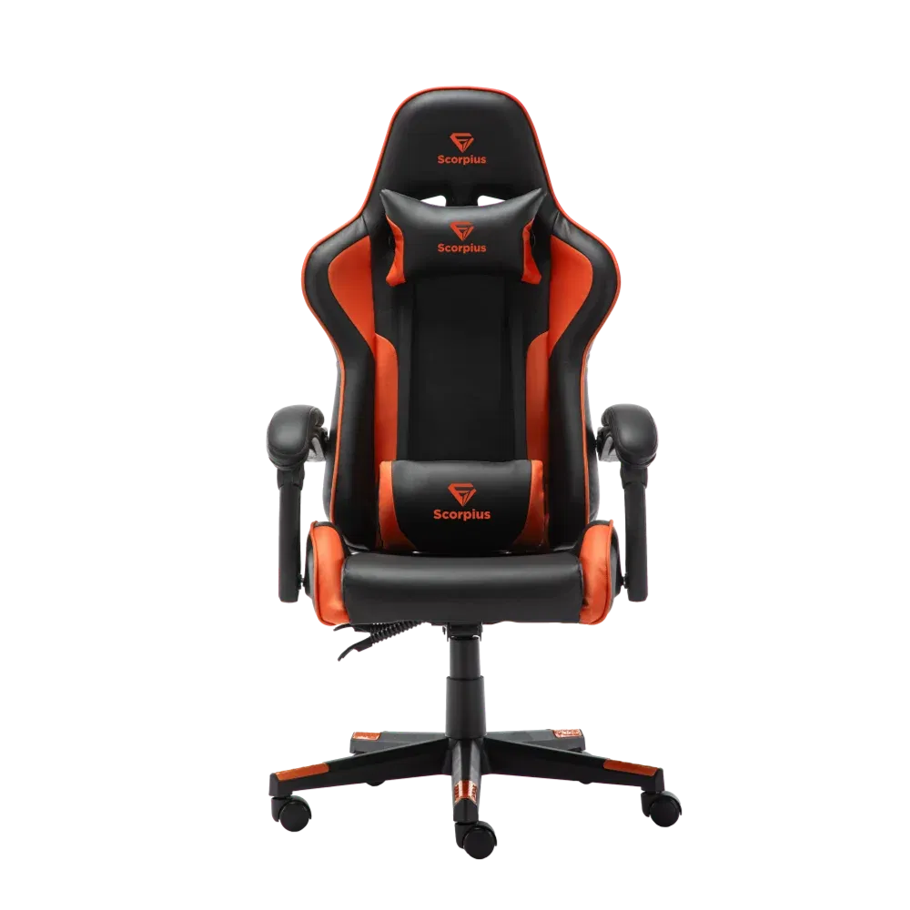 מושב גיימינג בצבע שחור-אדום SCORPIUS LIFE – תמונה 3