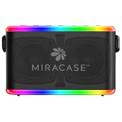 רמקול נייד+מיקרופון דגם MBTS880 מבית MIRACASE בצבע שחור – תמונה 2