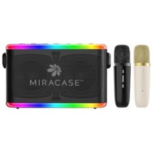 רמקול נייד+מיקרופון דגם MBTS880 מבית MIRACASE בצבע שחור