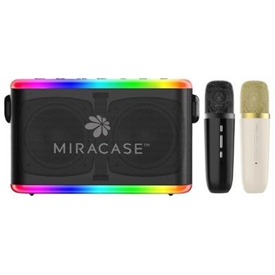 רמקול נייד+מיקרופון דגם MBTS880 מבית MIRACASE בצבע שחור