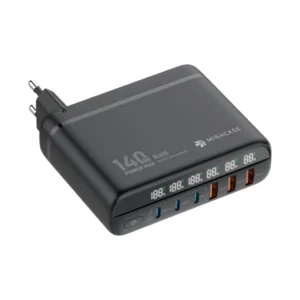 מטען לבית או למשרד עם 6 יציאות ומתאמי שקע לכל העולם